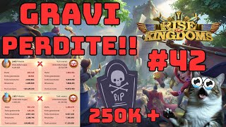 RISE OF KINGDOMS ITA 42  KVK GRAVI PERDITE IN GUERRA [upl. by Modeste840]