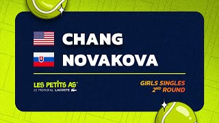 Les Petits As 2024  Girls Singles R2  Lani CHANG vs Viktoria NOVAKOVA [upl. by Madigan]