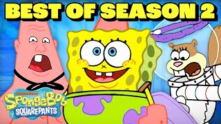 BEST of SpongeBob Season 2  60 Minute Compilation  SpongeBobOfficial [upl. by Nottarts611]