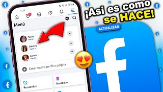 Como TENER VARIOS Perfiles de Facebook con Una Sola Cuenta [upl. by Mauer]