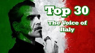 My Top 30 Blind Auditions  The Voice of Italy [upl. by Akim]