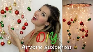 DIY  Arvore de Natal Suspensa  Thábatta Campos [upl. by Thetisa]