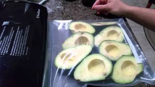 How to Foodsaver Avocados At Peak Freshness [upl. by Alul]