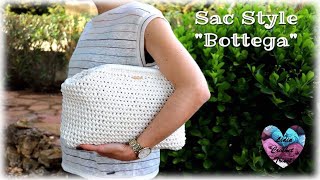 Sac Crochet Style ”Bottega” Super Tendance quotLidia Crochet Tricotquot [upl. by Nosrak]