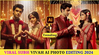 Create 3D Happy Marriage Ai Photo Editing  Viral Subh Vivah Bing ai image banaye  bing aiimage [upl. by Isidro738]