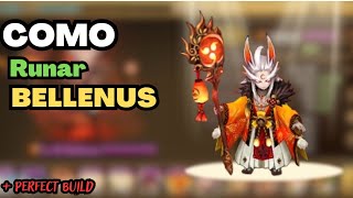 COMO runar BELLENUS no SUMMONERS WAR  HOW TO RUNE [upl. by Ramed]