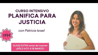 ¡Plazas abiertas para el curso intensivo de planificación de las oposiciones de justicia [upl. by Roper]