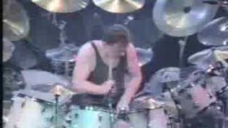 RushNeil Peart drum solo LIVE [upl. by Rehpinej]