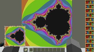 Mandelbrot Set in Minecraft  Maximum Map Size 2048x2048 [upl. by Eiliak]