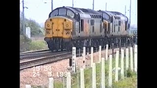 Trains at Helpston May 1991 [upl. by Vickey]