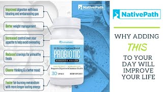 NativePath Probiotic Improves Digestion Metabolism and Energy [upl. by Selinda]