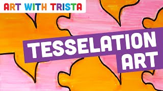 Tessellation Art Tutorial  Art With Trista [upl. by Nyrrad368]