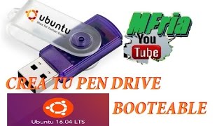 Crear PenDrive Ubuntu Portable Booteable 16041 [upl. by Talia]