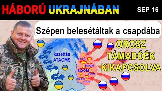 Szeptember 16 ARATÁS AZ ATACMSSZEL Az ukránok HATALMAS OROSZ ERŐSÍTÉST LEPNEK MEG AZ ÉJSZAKÁBAN [upl. by Nylegna]