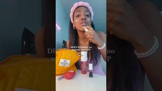 glowy dewy makeup tutorial✨💌 preppyyyy preppygrwm skincare beautyproducts skincareproducts [upl. by Kelwen]