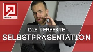 Vorstellungsgespräch  die perfekte Selbstpräsentation mit Beispiel [upl. by Asirem]