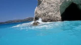 LAGANAS  A full video of a speedboat trip Turtle spotting Marathonisi Caves amp Turtle Beach Zante [upl. by Eslud124]