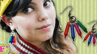 DIY Aretes con Foquitos NAVIDEÑOS reales [upl. by Frere815]