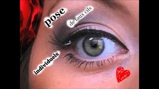 pose de faux cils individuels [upl. by Nimra806]