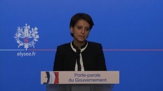 Hollande évoque le limogeage de Batho en Conseil des ministres [upl. by Allyn791]