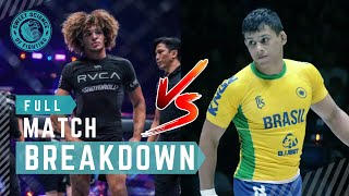 Kade Ruotolo vs Mica Galvao ADCC 2022  FULL MATCH BREAKDOWN BY BJJ BLACK BELT [upl. by Kunz]