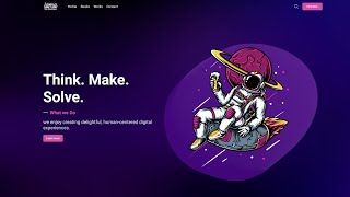 React 3D Portfolio Website with Threejs  Build and Deploy Responsive React Portfolio [upl. by Aihcela]