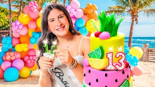 Especial 13 Anos da Maria Clara🌴🍍My Daughters Emotional 13TH BIRTHDAY SURPRISE [upl. by Paviour]