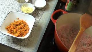 Lasagna Sauce Meat Sauce Marinara Episode 6  In the kitchen with Natasha [upl. by Sioled]