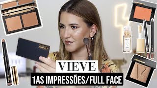 VIEVE MUSE MAKEUP 1as ImpressõesNovos ProdutosFull Face Vieve [upl. by Holle]