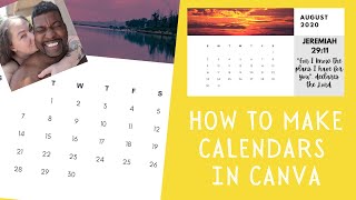 How to Create a Digital Calendar in Canva WORK WITH ME [upl. by Angelika]