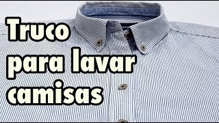 Truco para lavar las camisas en la lavadora y que no amarilleen con el tiempo [upl. by Fairbanks71]