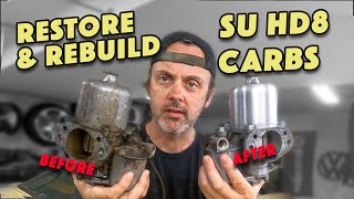 SU HD8 Carburettor  Rebuild amp Restoration [upl. by Signe261]