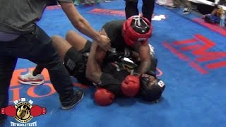 MAYWEATHER SPAR WARS HEATED SPARRING SESSION WILL CLEMONS VS CHRISTIAN [upl. by Iams]