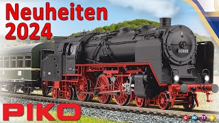 Piko Spur H0 N TT und G Neuheiten 2024 [upl. by Annadiane747]