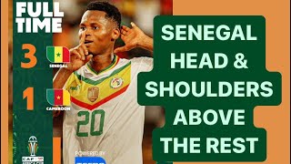 SENEGAL THE TERANGA LIONS REMAIN THE FAVOURITES TO DEFEND THEIR AFCON TITLE  SENEGAL 31 CAMEROON [upl. by Ardnoid755]