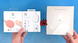 Chromecast HD4K vs Google TV Streamer Whats the difference [upl. by Callas]