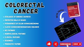 Colorectal cancer  colorectal adenocarcinoma  Pathology  Robbins  GIT pathology [upl. by Ecnarolf]