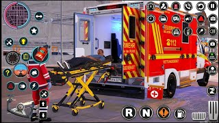 US Ambulance Simulator Games  Ambulance Driving Game 2023  Mobile Gameplay 4 [upl. by Rhea]