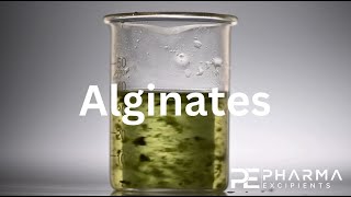 Alginates as Pharmaceutical Excipients [upl. by Jegger647]