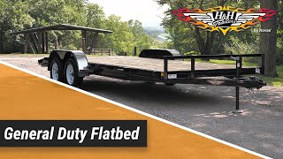 HampH Trailers General Duty Car Hauler Features [upl. by Tuttle]