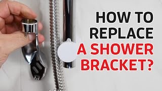 Shower Doctor TV How to replace a shower head holderslider bracket [upl. by Ruffin]