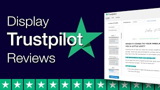 How to Display Trustpilot Reviews on Your WordPress Website [upl. by Eemla]