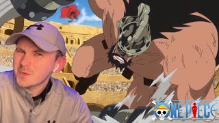 Luffy vs Hajrudin  Monblanc Noland In Dressrosa  One Piece Reaction Episode 643644 [upl. by Selway]