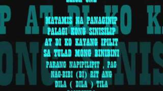 MATAMIS NA PANAGINIP breezy boys LYRICS [upl. by Greerson]