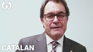 Artur Mas speaking Catalan  Romance languages  Wikitongues [upl. by Noiraa]