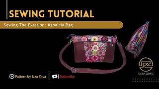 Sewing The Exterior  Aspalela Bag [upl. by Nibuz]