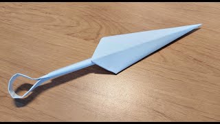 comment faire un kunai en papier origami ninja [upl. by Evets]