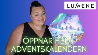 ÖPPNAR LUMENE ADVENTSKALENDER 2024 [upl. by Llenyaj]