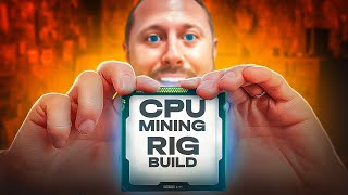 I Built a CPU Mining Rig This thing is Awesome AMD 3900X CPU Mining Rig [upl. by Yelsnya]