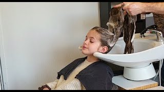 Knee length hair  washing [upl. by Nadler]